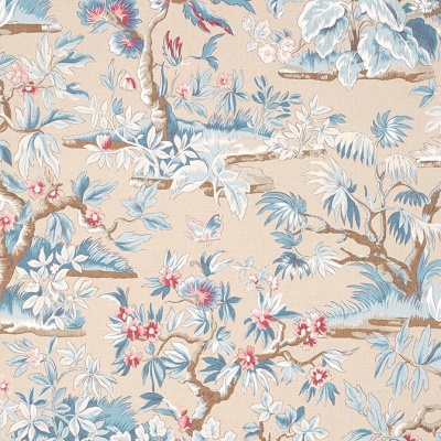 Anna French Elwood Wallpaper in Document Linen